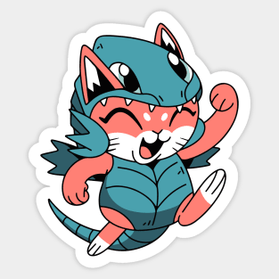 Dragon Cat Sticker